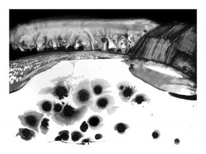 Untitled work from the Stoicheion series by Levan Songulashvili