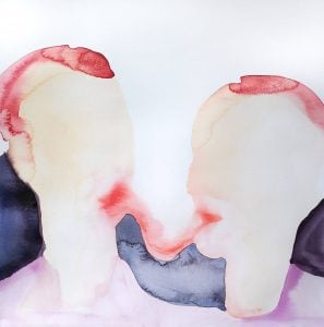 Untitled work from the Watercolors series by Levan Songulashvili