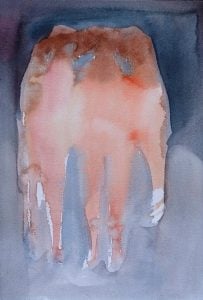 Untitled work from the Watercolors series by Levan Songulashvili