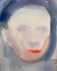 Untitled work from the Watercolors series by Levan Songulashvili