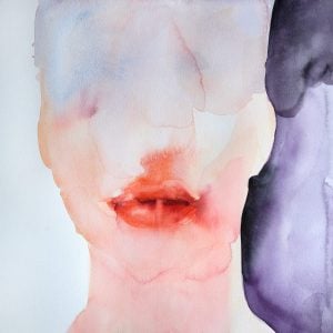 Untitled work from the Watercolors series by Levan Songulashvili