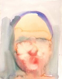 Untitled work from the Watercolors series by Levan Songulashvili