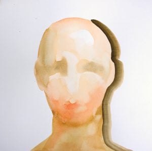 Untitled work from the Watercolors series by Levan Songulashvili
