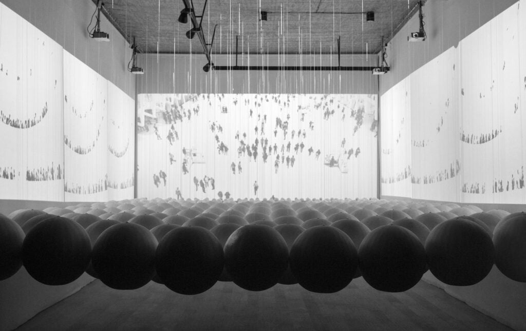 Untitled work from the Installation series by Levan Songulashvili