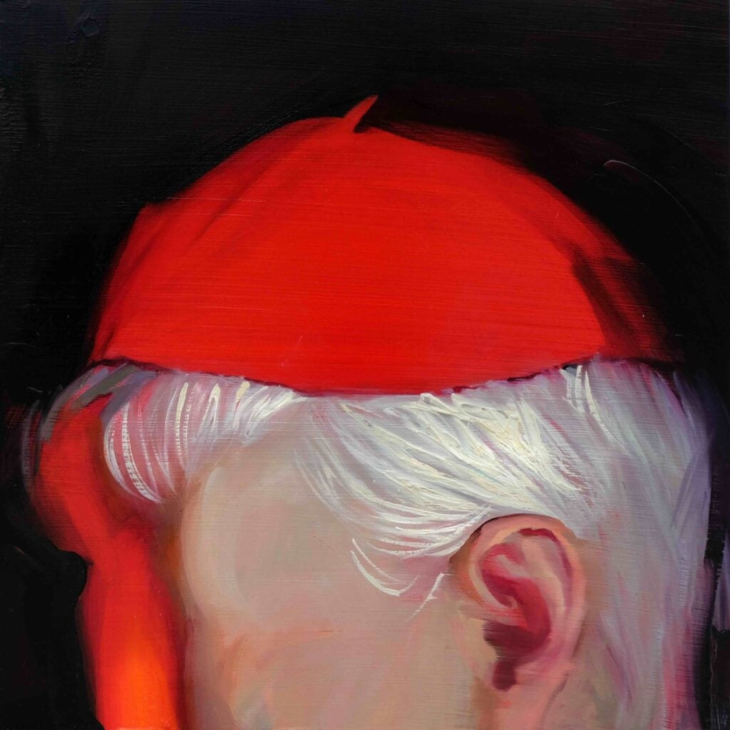 Untitled work from the Red Horizons series by Levan Songulashvili