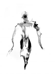 Untitled work from the Stoicheion series by Levan Songulashvili