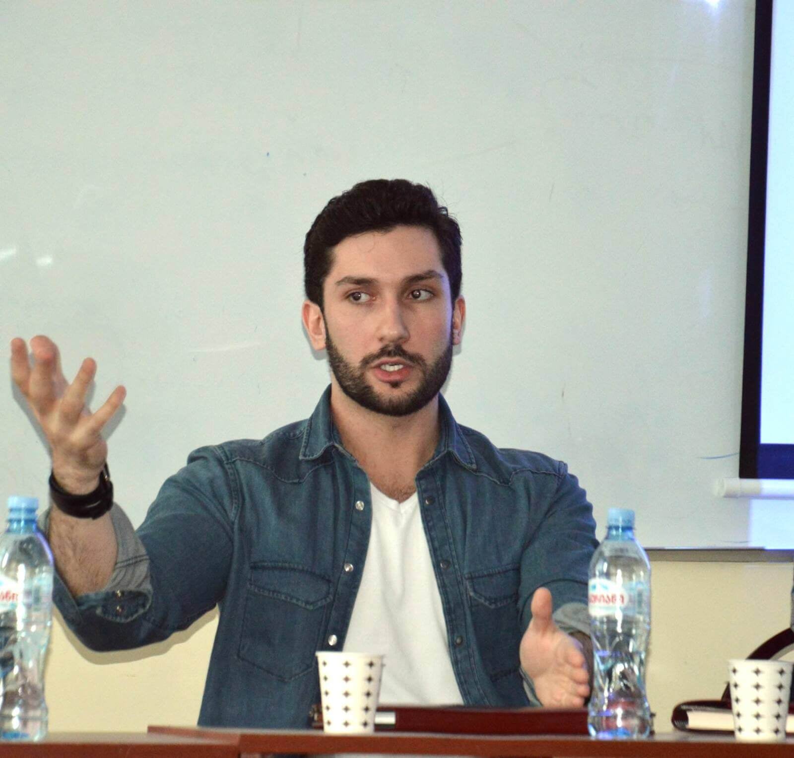 Levan Songulashvili’s public lecture at the Batumi Shota Rustaveli State University (BSU)