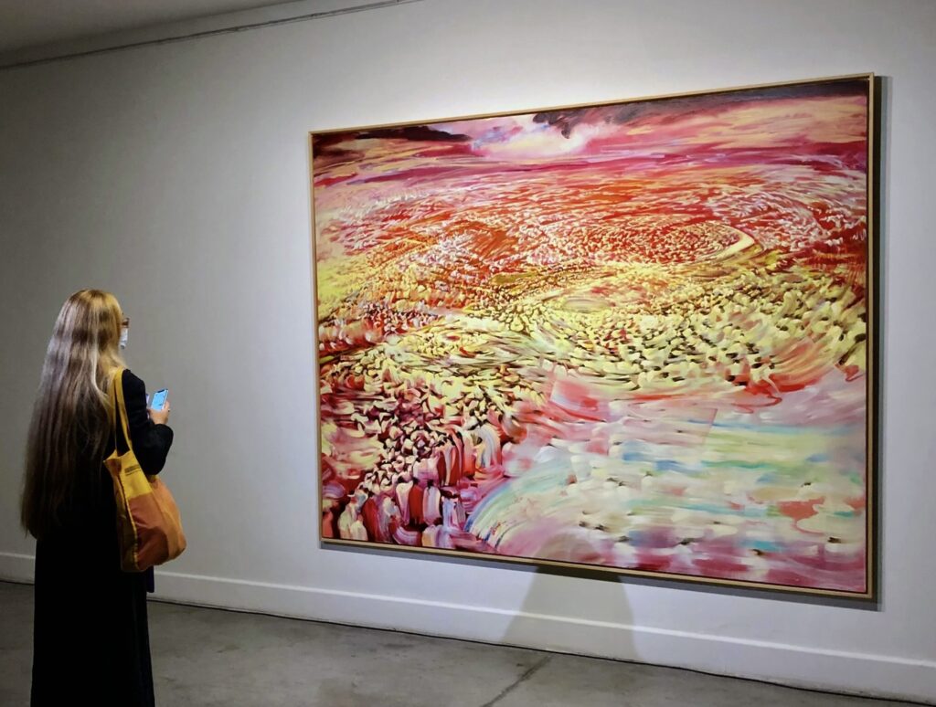 Elysium – oil painting by Levan Songulashvili on view at the National Gallery
